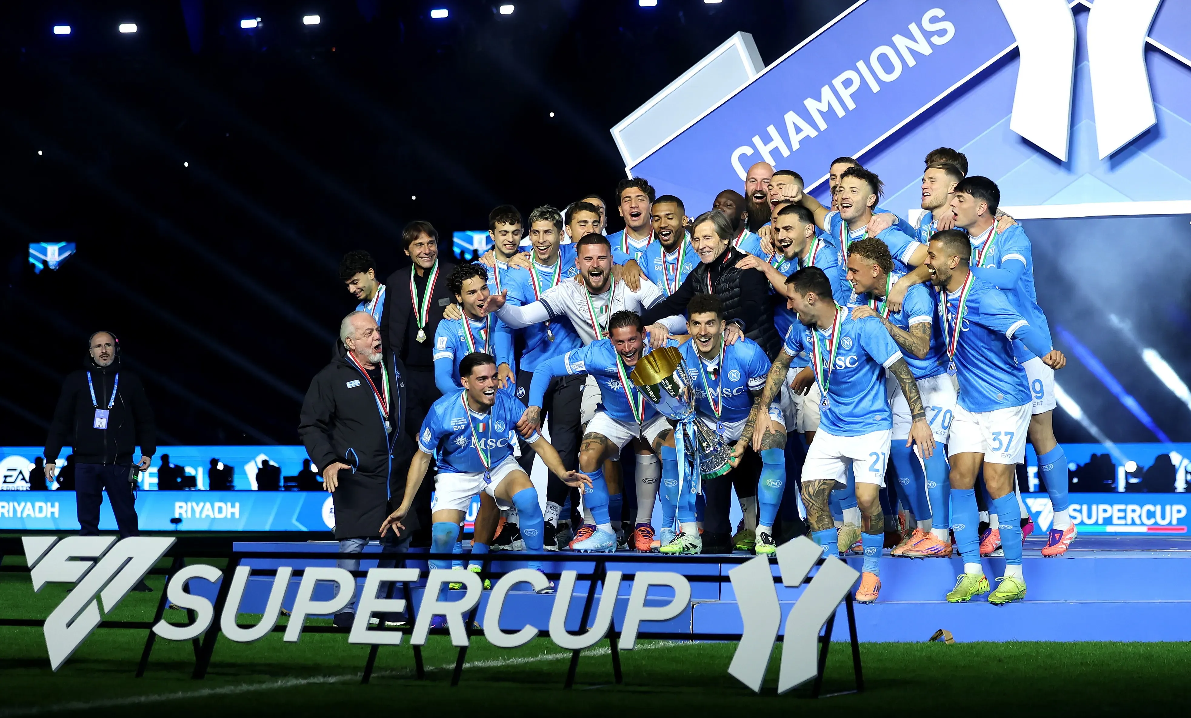 Napoli invitó a Boca a un jugar un amistoso en Italia. Foto: Getty Images