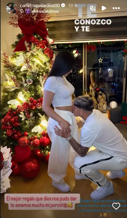 La historia de Palacios en Instagram. (Captura)