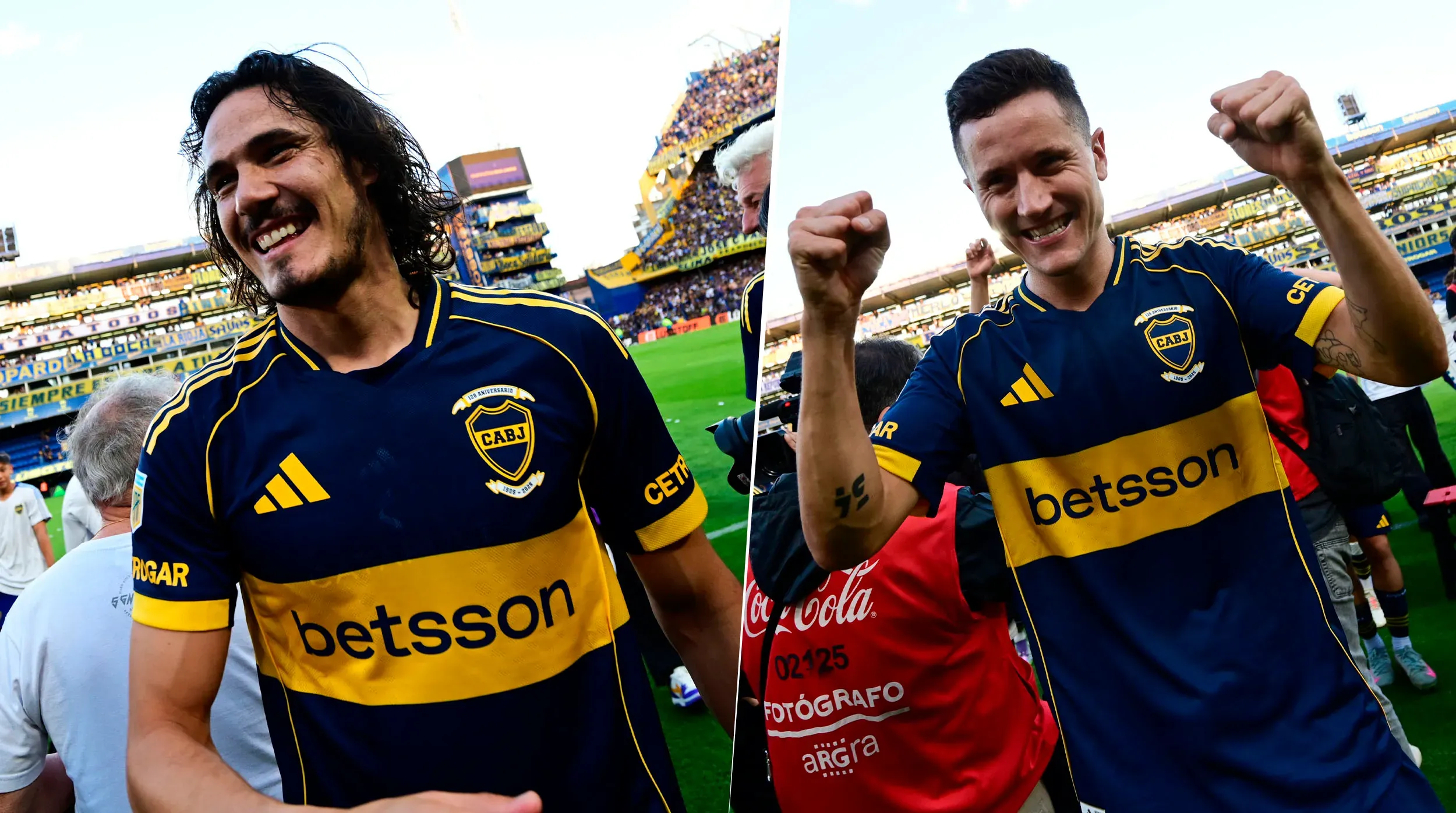 Cavani y Ander Herrera se retirarían en Boca. (Getty)