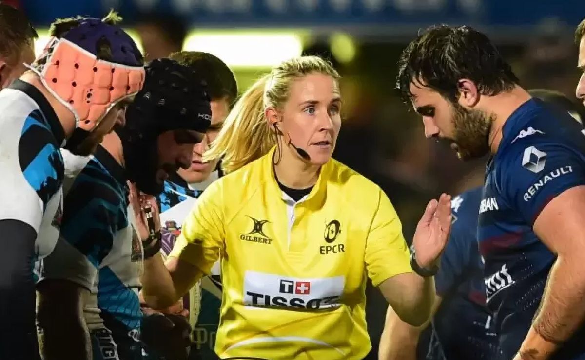 The men’s Rugby World Cup will see a woman referee for the first time