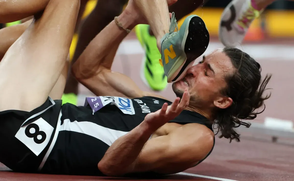 Le Pisaron La Cara Y Termin Siendo Sorpresa Del Mundial De Atletismo Le Pisaron La Cara Y Termin Siendo Sorpresa Del Mundial De Atletismo