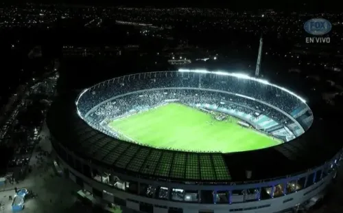Estadio Presidente Perón en el que recién Racing dio la vuelta olímpica