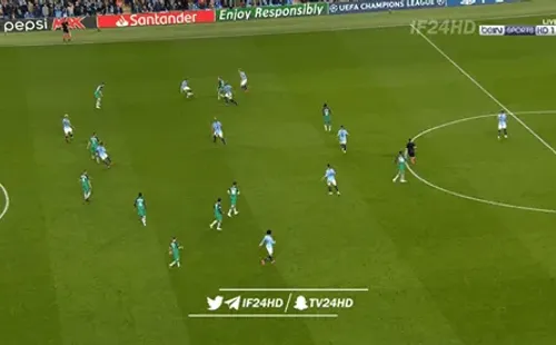 El momento del offside de Agüero