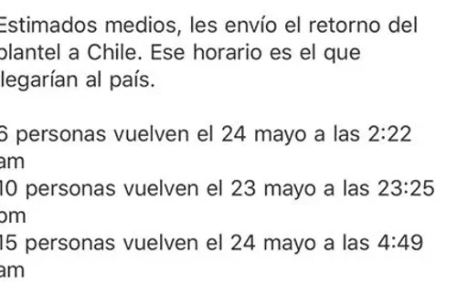 La confirmación de la agenda de Palestino