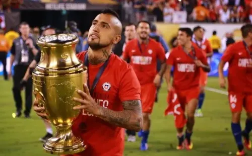 Arturo Vidal, bicampeón de América junto a la Roja