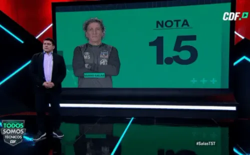 Mario Salas: 1,5 | “Muy mal Colo Colo, no juega a nada hace rato y no declara lo que vemos. Lo dice Paredes y él dice todo lo contrario. Ya hay un problema, ya se acabó, Colo Colo es exitista y debe ganar. Colo Colo te exige jugar bien y ganar, no tiene una forma y no quiere cambiar. Es un buen entrenador que le está yendo muy mal en Colo Colo”.