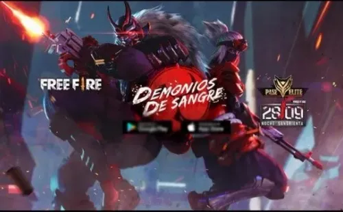 La primera imagen del Pase Élite Demonios de Sangre de octubre en Free Fire.