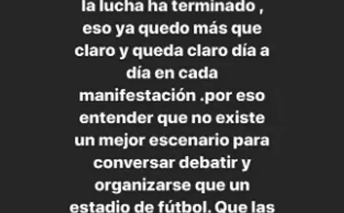 Storie de Matías Cano en Instagram