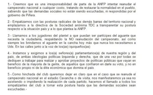 La Fiel del Norte de Iquique