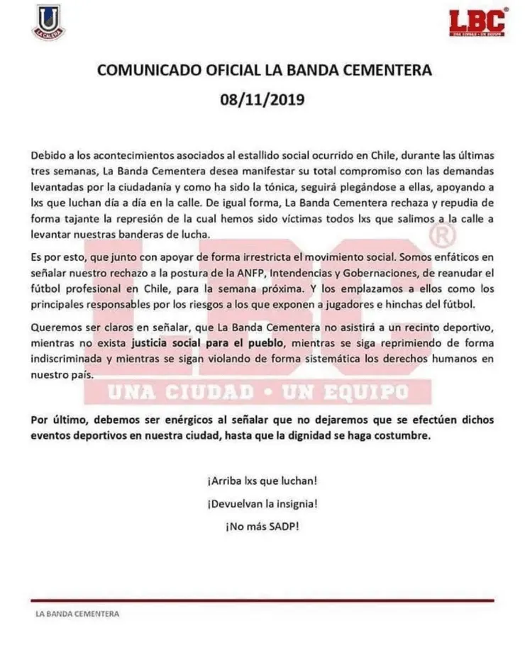 La Banda Cementera de Unión La Calera