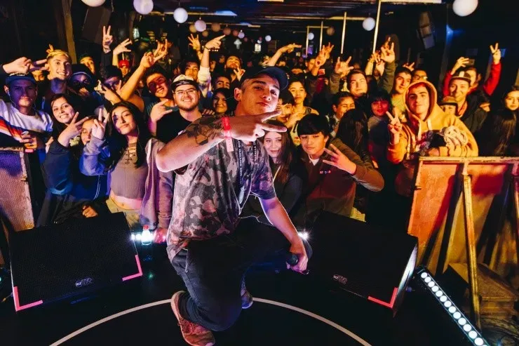 Jokker representa a Chile en la final de la Red Bull Batalla de los Gallos. Foto: RedBull.