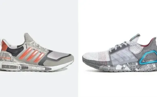 Las UltraBoost y UltraBoost 19 emulan las naves rebeldes y del imperio.