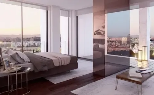 El dormitorio principal es un verdadero lujo.