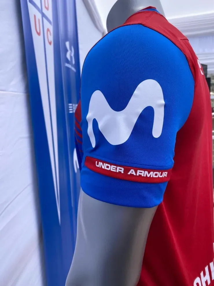 Movistar es uno de los nuevos auspiciadores de los cruzados.Foto: Guille Salazar