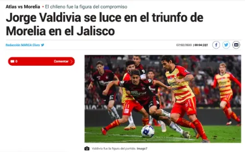 Marca Claro llenando de flores a Jorge Valdivia