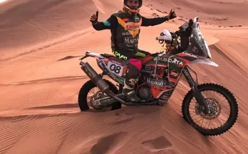 El piloto aseguró que no busca “ganarle” a su papá