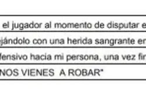 El informe