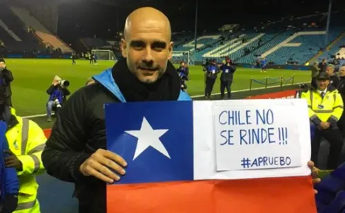 Pep mandó su apoyo al Apruebo. Foto: Instagram.