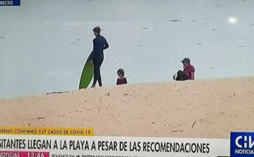 CHV mostró a las familias tranquilas en la playa