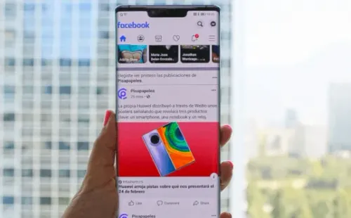 Instalar Facebook en la serie Mate 30 de Huawei es muy fácil.