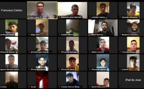 La preselección Sub 17 entrena con Zoom