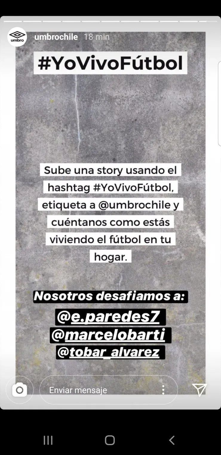 Debes seguir las instrucciones de la imagen para participar de #YoVivoFutbol. (Foto: Umbro).