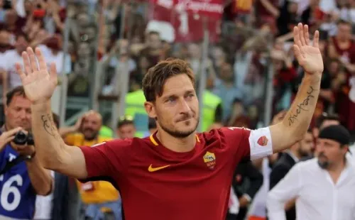 El último partido de Francesco Toti en la Roma