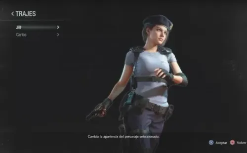 Traje de Resident Evil 1 de Jill Valentine