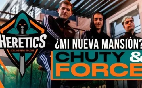Force y Chuty justos en Team Heretics