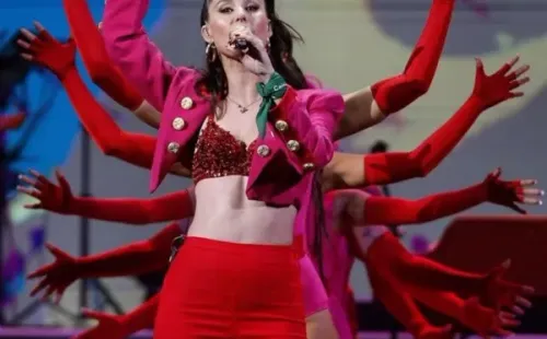 Francisca Valenzuela tuvo una exitosa presentación en la última noche de Viña 2020.
