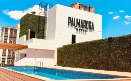 El lujosoHotel Palmaroga.