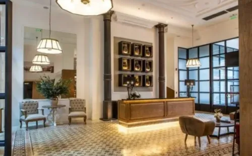 El lujosoHotel Palmaroga.