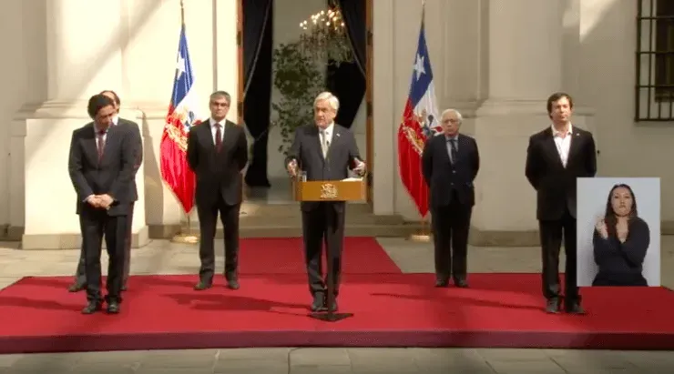 Sebastián Piñera anunció las medidas de protección a las pymes ante el coronavirus