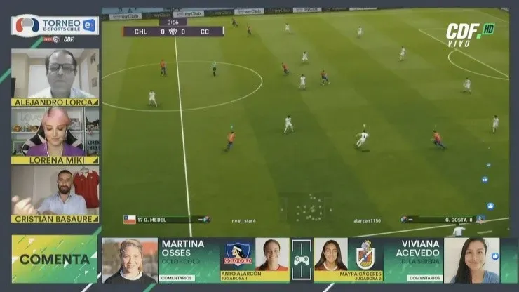 El torneo contó con los relatos de Alejandro Lorca, el comentario de Cristian Basaure y la presentación oficial de Lorena Miki. (Foto: CDF).