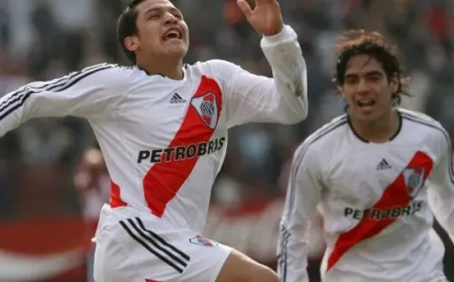 Alexis y Falcao en River Plate (2008)