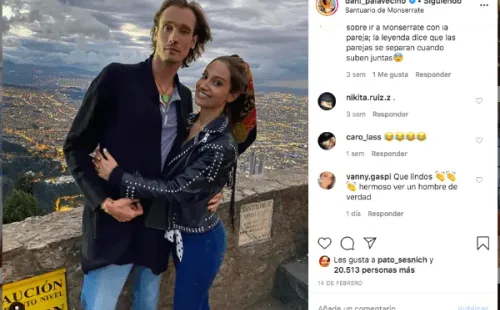 El momento de la petición de matrimonio que compartió Daniela Palavecino.