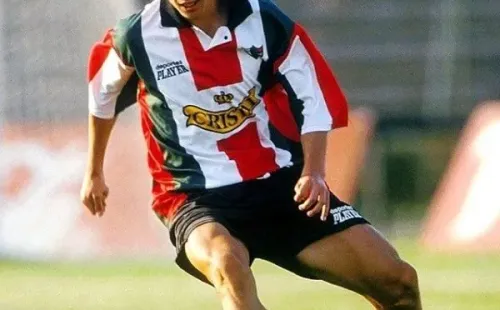Jaime Valdés en su juventud en Palestino, donde deslumbró y se fue a temprana edad a Italia.