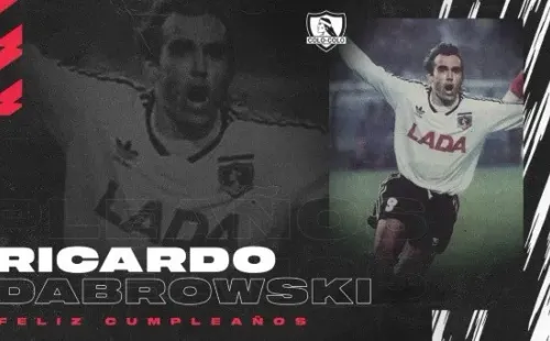 Ricardo Dabrowski marcó 83 goles en 189 partidos con la camiseta de Colo Colo