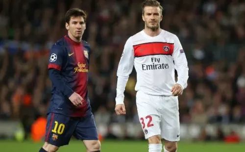 Beckham se enfrentó a Messi en la temporada 2012/2013