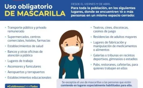 Todos deberán usar mascarilla, algo que podría compicar a quienes usan lentes.