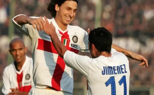 Ibrahimovic y Jiménez coincidieron en el Inter de Milán entre 2007 y 2009