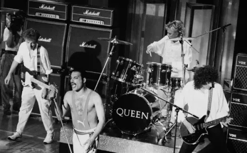 Brian May y Roger Taylor (a la derecha) fueron parte fundamental del éxito de Queen. Foto: Getty Images