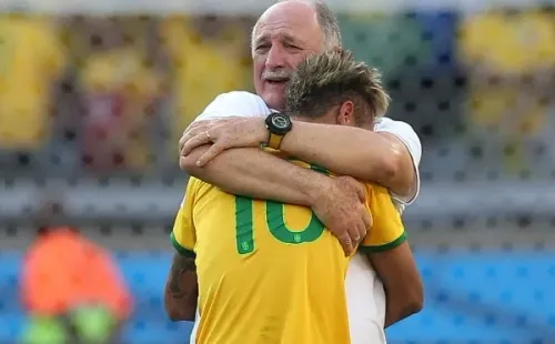 Scolari dirigió a Neymar en el Mundial de Brasil 2014