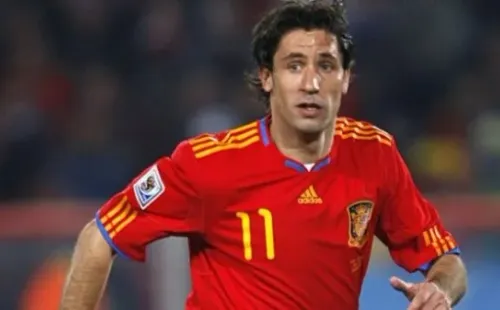 El lateral jugando por la selección española. (FOTO: Internet)