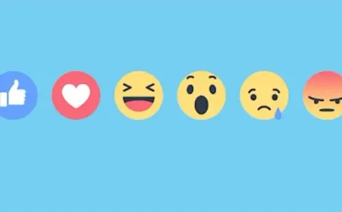 Actualmente hay 6 reacciones en Facebook.