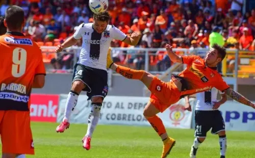 Carlos Contreras en Colo Colo vs Cobreloa