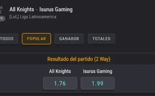 Las cuotas para que te la juegues en la gran final de la Liga Latinoamérica de League of Legends. (Foto: Coolbet)