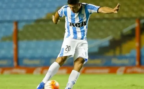 Sergio Vittor en su paso por Racing Club.
