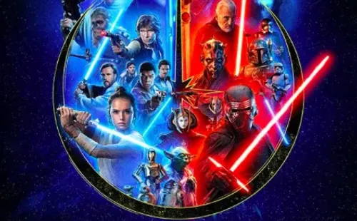 Hace poco, Star Wars llegó completa a Disney+ y Amazon Prime