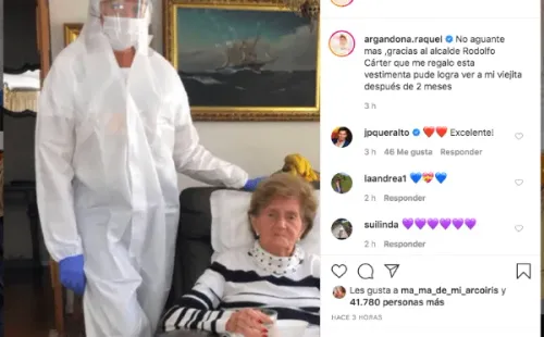 La publicación deRaquel Argandoña.